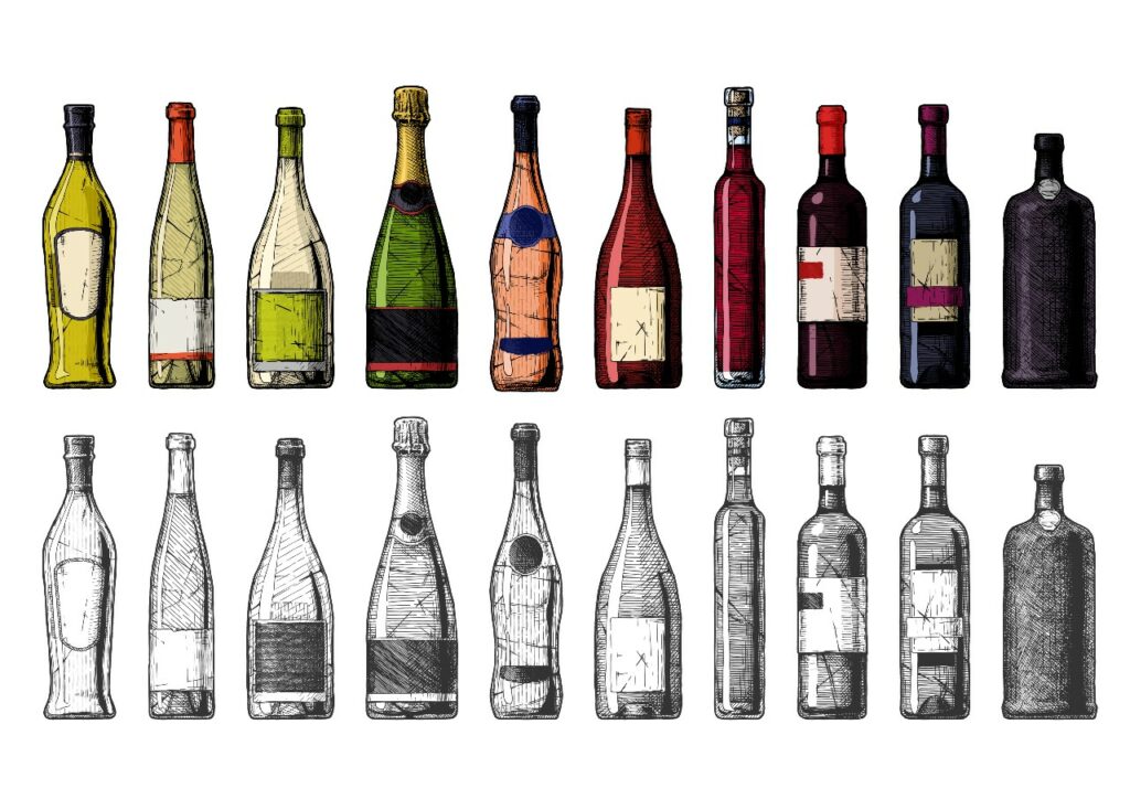 perché le bottiglie di vino sono diverse tra loro?